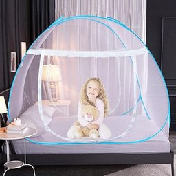 Mosquiteiro Tenda Cama Solteiro Dobrável Pratico e Portátil - 8