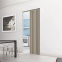 Ver imagem 3 de Porta Sanfonada de PVC 210cm x 96cm Plastporta Bcf Marrom/Pecan