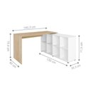 Ver imagem 6 de Jogo Escritório Completo Offenbach Carvalho Branco