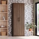 Ver imagem 1 de Armário Multiuso 2 Portas 6 Prateleiras Happy Espresso Móveis