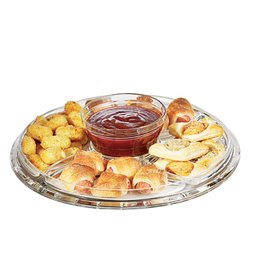 Boleira Porta Bolo,tortas,petisqueira de Vidro 5 em 1 com Suporte e Tampa de Vidro Ruvolo Monaco - 6