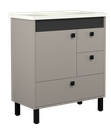 Ver imagem 1 de Gabinete para Banheiro com Pé Beirute 80cm