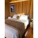 Ver imagem 6 de Manta Peseira de Maxi Tricot King 0,70x2,50m, Cor Areia - Magma Cotton