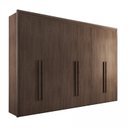 Ver imagem 3 de Guarda-Roupa Casal 6 Portas 6 Gavetas MDF Milão Rufato