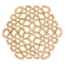 Ver imagem 1 de Descanso Panela Esteira Bambu 21x20 Cm Mimo Bm20286