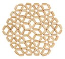 Ver imagem 1 de Descanso Panela Esteira Bambu 21x20 Cm Mimo Bm20286