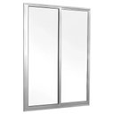 Ver imagem 1 de Porta de Sacada de Correr de Alumínio Brilhante 2 Folhas Móveis Cmc Classic - 2.10(a) X 1.20(l)