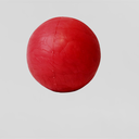 Ver imagem 2 de Brinquedo para Cães Bola Pula Pula 100mm Vermelho