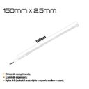 Ver imagem 2 de Abraçadeira de Nylon Branca 2,5x150mm Enforca Gato 1000 Unid