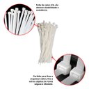 Ver imagem 4 de Abraçadeira de Nylon Branca 2,5x150mm Enforca Gato 1000 Unid