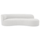 Ver imagem 5 de Divã Recamier Orgânico Tokyo 200cm Lado Direito Bouclé