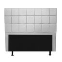 Ver imagem 3 de Kit Cabeceira + Calçadeira Baú Espanha 195cm King Size para Cama Box Corino Branco - Gat Magazine