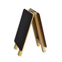 Ver imagem 1 de Mini Cavalete Gourmet C/lousa 2 Faces - 17cm X 12cm - com 2 Unidades