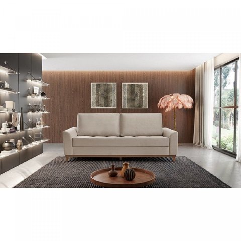Sofá Cama Retrátil Alegra 3 Lugares 224cm