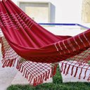 Ver imagem 2 de Rede Grande De Dormir Para Casal King 4,70m Várias Cores:Vermelha