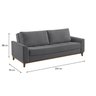 Sofá Cama Retrátil Alegra 3 Lugares 224cm  - 4