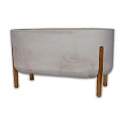 Floreira 66cm Decore Cimento Queimado Jfcdcq66 Japi - 3