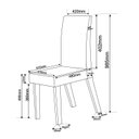 Ver imagem 4 de Conjunto Mesa de Jantar Redonda Spirit com 4 Cadeiras Móveis