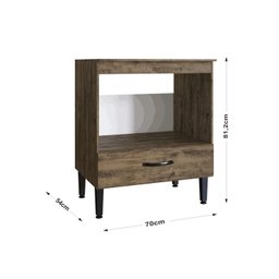 Balcão para Cozinha com Tampo 1 Porta Light - 3