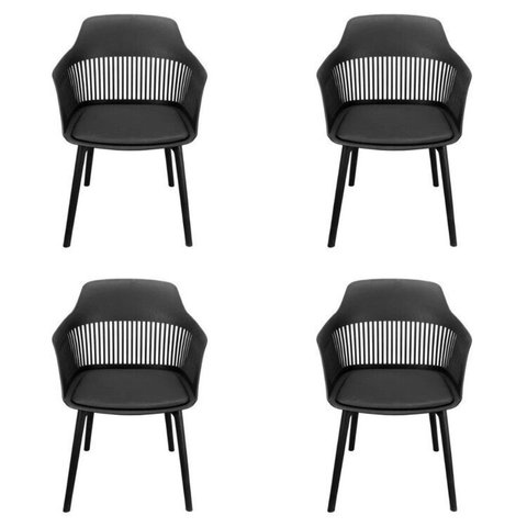 Kit com 4 Cadeiras Mena para Sala de Jantar