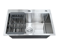 Ver imagem 3 de Cuba Pia Aço Inox Quadrada Cozinha Gourmet com Acessório 60x45 - Brinovar