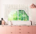 Ver imagem 6 de Cortina Bando Renda Cascata Cozinha Bule 3,15x1,00 Sortida:Bege