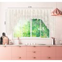 Ver mais imagens de Cortina Bando Renda Cascata Cozinha Bule 3,15x1,00 Sortida:Bege