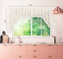 Ver mais imagens de Cortina Bando Renda Cascata Cozinha Bule 3,15x1,00 Sortida:Bege