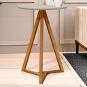 Ver imagem 2 de Mesa Lateral para Sala de Estar 13x Off White Nature Tebar