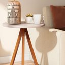 Ver imagem 6 de Mesa Lateral para Sala de Estar 13x Off White Nature Tebar