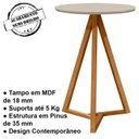 Ver imagem 3 de Mesa Lateral para Sala de Estar 13x Off White Nature Tebar