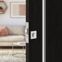 Ver imagem 1 de Fechadura Rolete Externa Roseta Quadrada 4145r55 3f Roseta Quadrada Inox - 4145r Cromo Acetinado