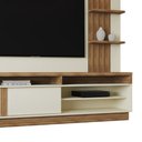 Ver imagem 3 de Estante Painel Home para Tv 55" Mariana Off White/amêndoa- Mabe Magazine