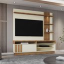 Ver imagem 1 de Estante Painel Home para Tv 55" Mariana Off White/amêndoa- Mabe Magazine
