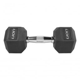 Par de Halteres Lion Performance Sextavado 1kg Aço Cromado - 3