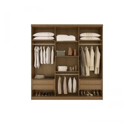 Guarda-Roupa Roupeiro Mdf 6 Portas 4 Gavetas Divino  - 2