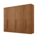 Ver imagem 2 de Guarda Roupa Divino Casal 6 Portas 4 Gavetas MDF Marrom/Imbuia
