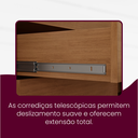 Ver imagem 7 de Guarda Roupa Divino Casal 6 Portas 4 Gavetas MDF Marrom/Imbuia