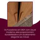 Ver mais imagens de Guarda Roupa Divino Casal 6 Portas 4 Gavetas MDF Marrom/Imbuia