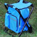 Ver imagem 4 de Cadeira Mochila Banqueta Bolsa Semi Termica 2 Em 1 Portatil Praia Pesca Camping Conserva Alimentos P