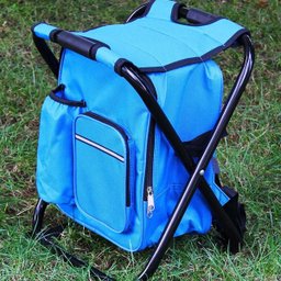 Cadeira Mochila Banqueta Bolsa Semi Termica 2 Em 1 Portatil Praia Pesca Camping Conserva Alimentos P - 4
