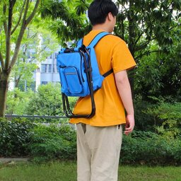Cadeira Mochila Banqueta Bolsa Semi Termica 2 Em 1 Portatil Praia Pesca Camping Conserva Alimentos P - 15