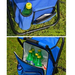 Cadeira Mochila Banqueta Bolsa Semi Termica 2 Em 1 Portatil Praia Pesca Camping Conserva Alimentos P - 14