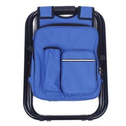 Cadeira Mochila Banqueta Bolsa Semi Termica 2 Em 1 Portatil Praia Pesca Camping Conserva Alimentos P - 10