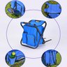 Cadeira Mochila Banqueta Bolsa Semi Termica 2 Em 1 Portatil Praia Pesca Camping Conserva Alimentos P - 11