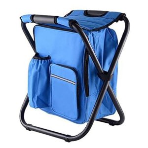 Cadeira Mochila Banqueta Bolsa Semi Termica 2 Em 1 Portatil Praia Pesca Camping Conserva Alimentos P