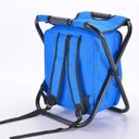 Ver mais imagens de Cadeira Mochila Banqueta Bolsa Semi Termica 2 Em 1 Portatil Praia Pesca Camping Conserva Alimentos P
