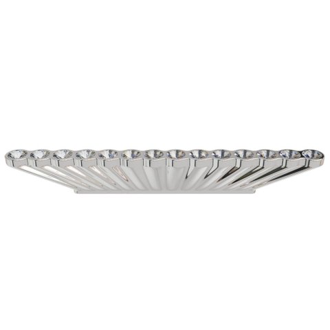 Puxador Cristal - Il 4478 - Cromado - 64mm