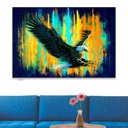 Ver imagem 3 de Quadro Águia no Azul Br Artes Grande 118x78