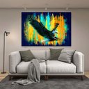 Ver imagem 2 de Quadro Águia no Azul Br Artes Grande 118x78